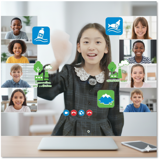 Earth Saver Family English ロゴ